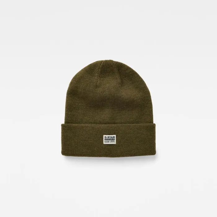 Accessories Men GStar RAW Effo Long Beanie Dark Olive