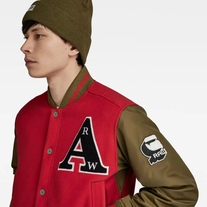 Accessories Men GStar RAW Effo Long Beanie Dark Olive