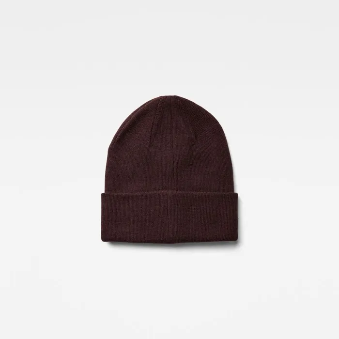 Accessories Men GStar RAW Effo Long Beanie Dark Oxblood
