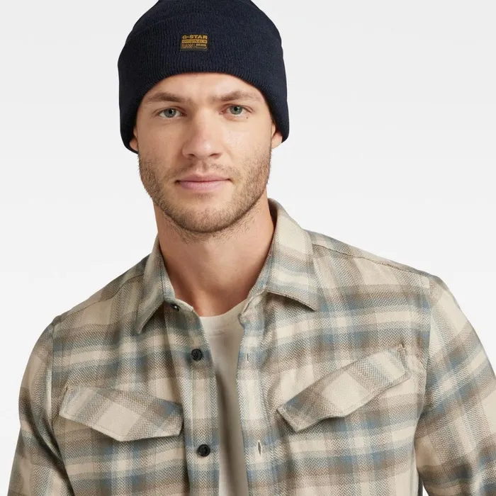 Accessories Men GStar RAW Effo Long Beanie Mazarine Blue