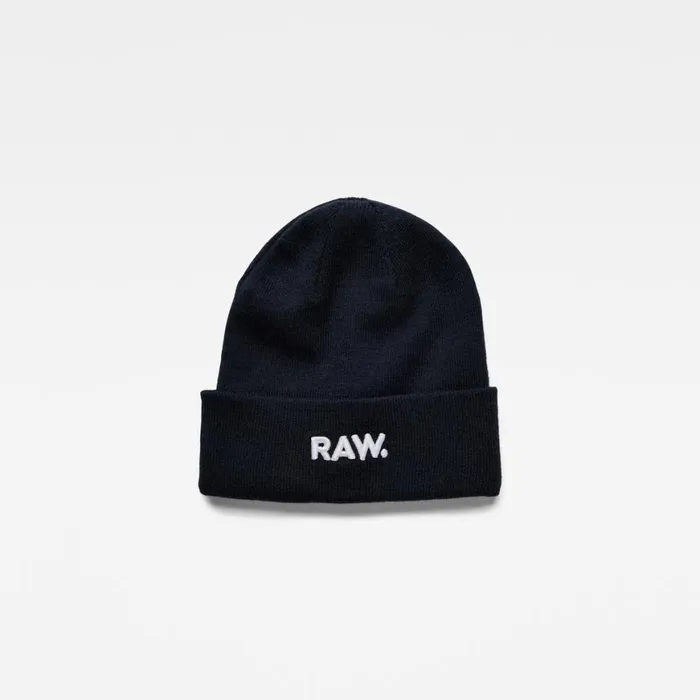 Accessories Men GStar RAW Effo Raw Long Beanie Mazarine Blue