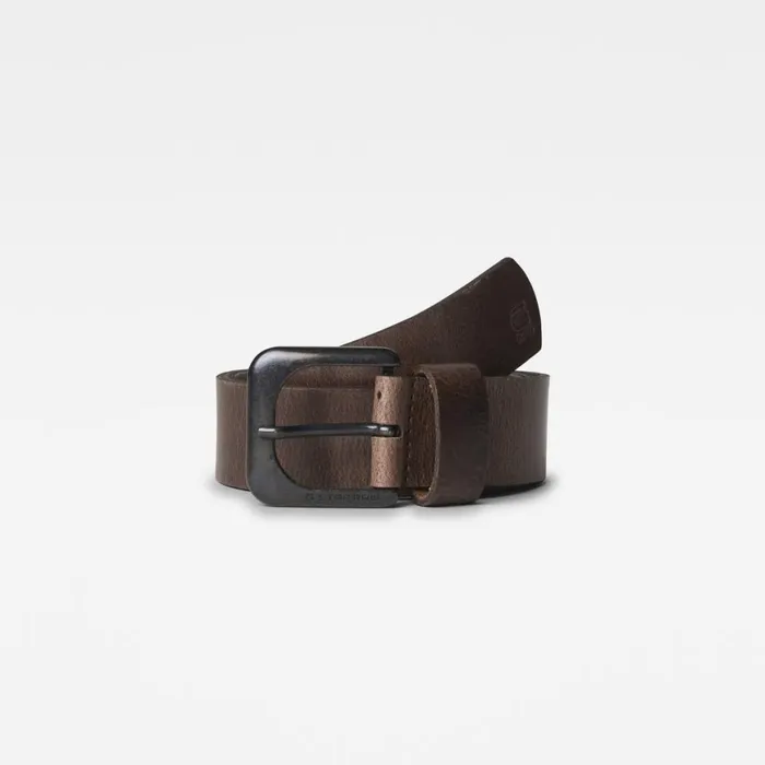 Accessories Men GStar RAW Zed Belt Dark Brownblack Metal