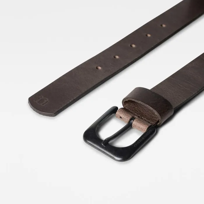 Accessories Men GStar RAW Zed Belt Dark Brownblack Metal