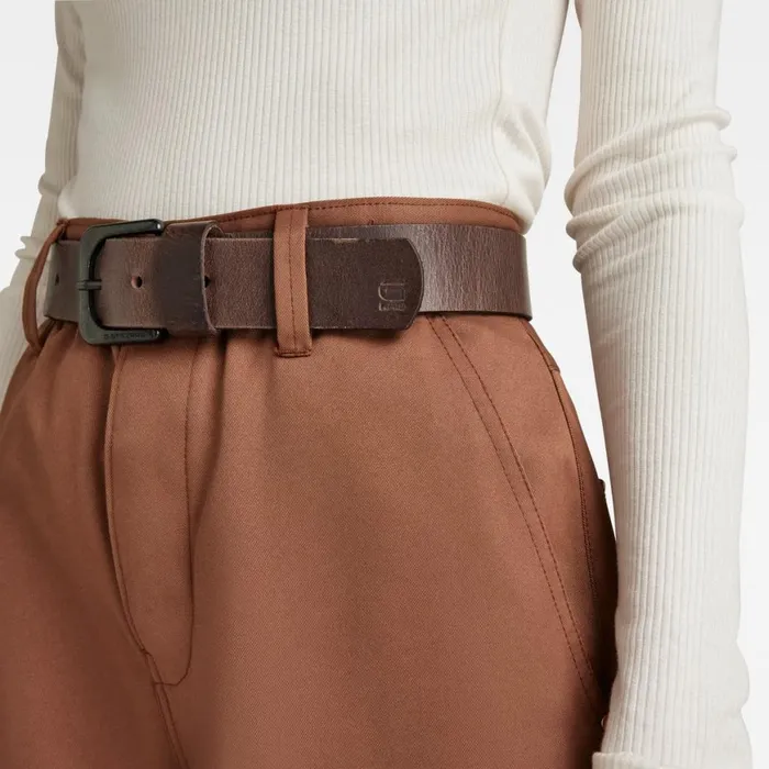 Accessories Men GStar RAW Zed Belt Dark Brownblack Metal