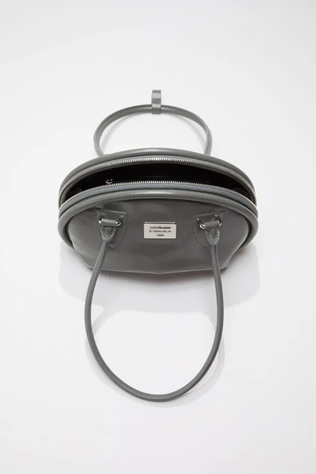 Acne Studios Bowlina Mini Shoulder Bag Charcoal Grey Woman Bags