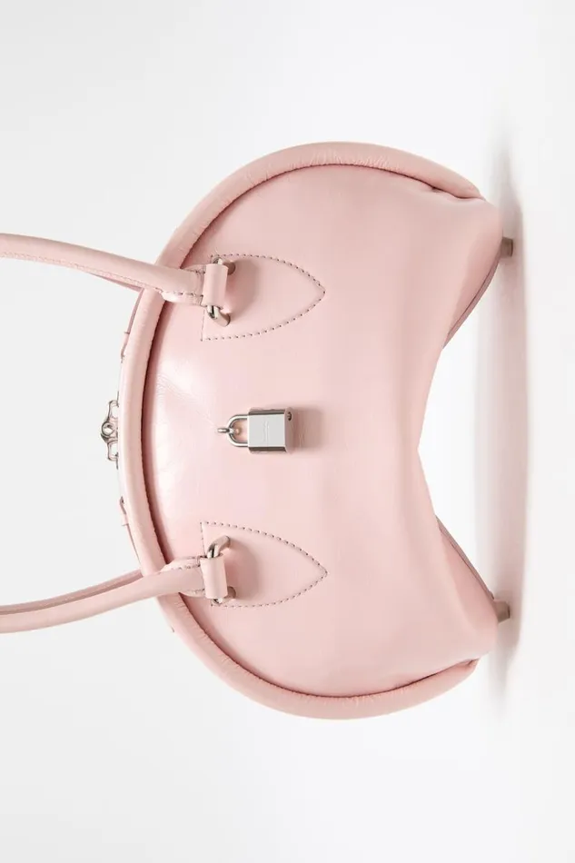 Acne Studios Bowlina Mini Shoulder Bag Powder Pink Woman Bags