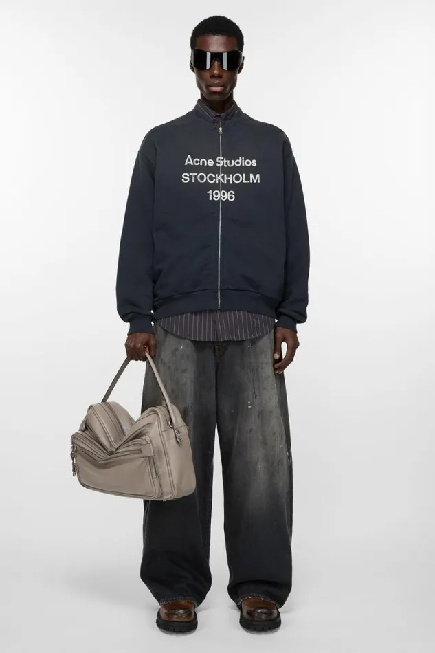 Acne Studios Camero Shoulder Bag Taupe Beige Woman Bags