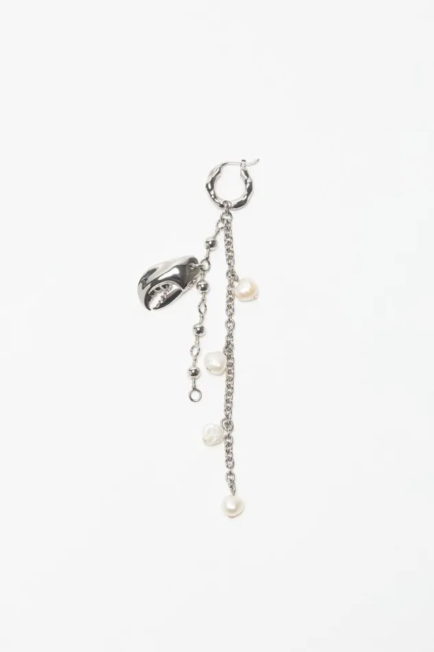 Acne Studios Claw Charm Earring Silver Woman Jewellery
