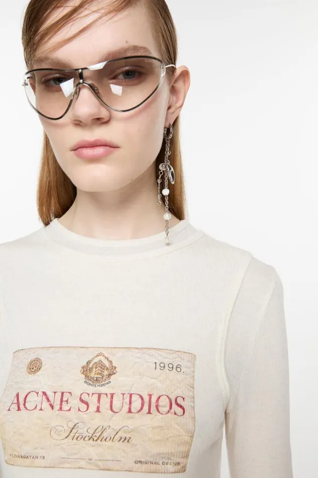 Acne Studios Claw Charm Earring Silver Woman Jewellery