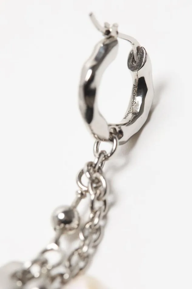 Acne Studios Claw Charm Earring Silver Woman Jewellery