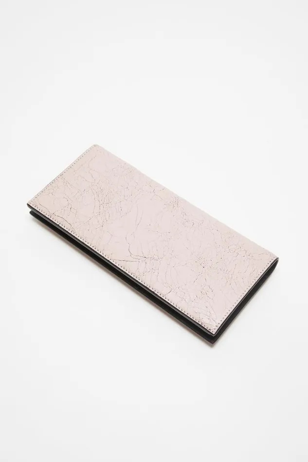 Acne Studios Continental Wallet Pastel Pink Woman Small Leather Goods