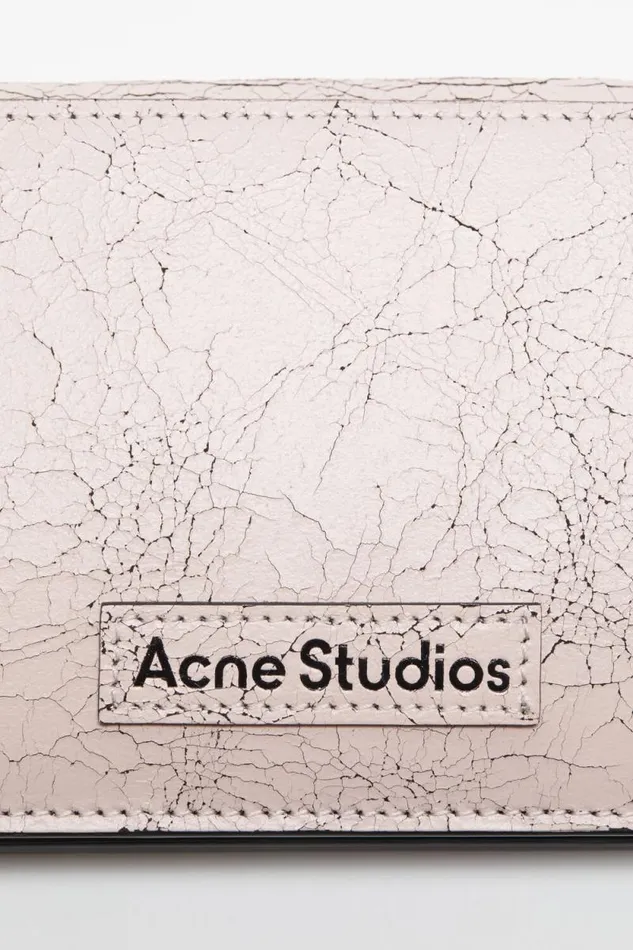 Acne Studios Continental Wallet Pastel Pink Woman Small Leather Goods