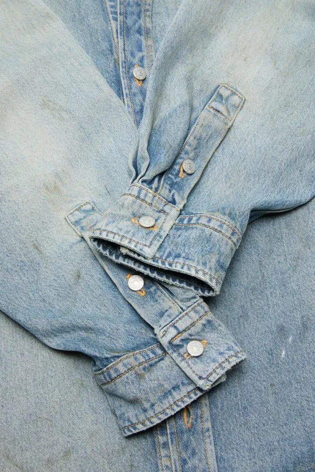 Acne Studios Denim Buttonup Shirt Light Blue Man Shirts