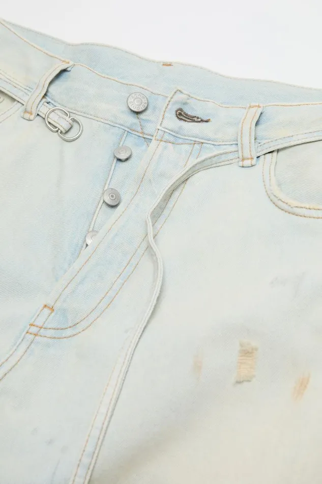 Acne Studios Loose Fit Jeans 8211 1991 Toj Light Bluewhite Woman Jeans