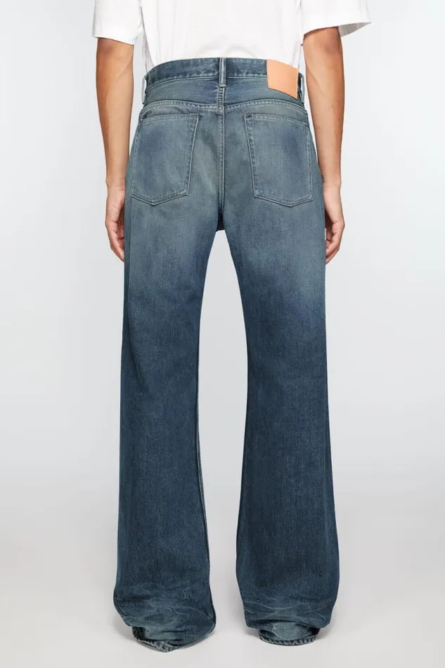 Acne Studios Loose Fit Jeans 8211 2021M Mid Blue Man Jeans