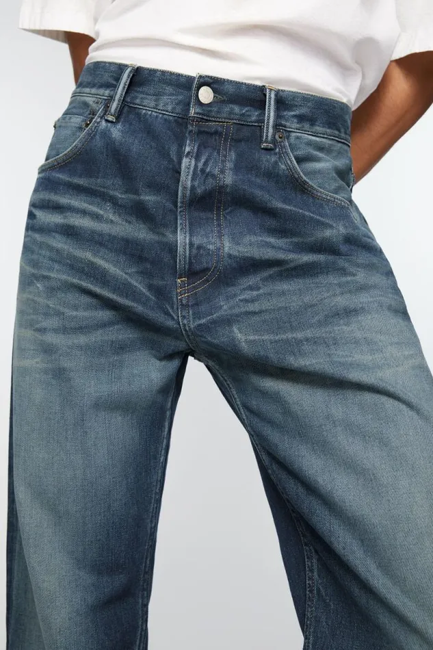 Acne Studios Loose Fit Jeans 8211 2021M Mid Blue Man Jeans