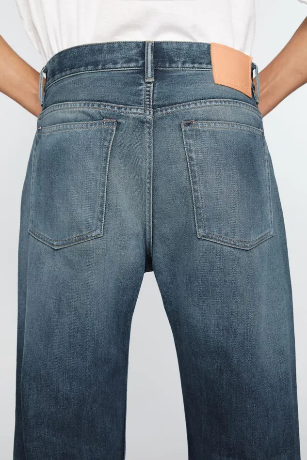 Acne Studios Loose Fit Jeans 8211 2021M Mid Blue Man Jeans