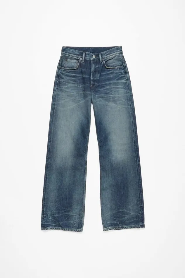 Acne Studios Loose Fit Jeans 8211 2021M Mid Blue Man Jeans
