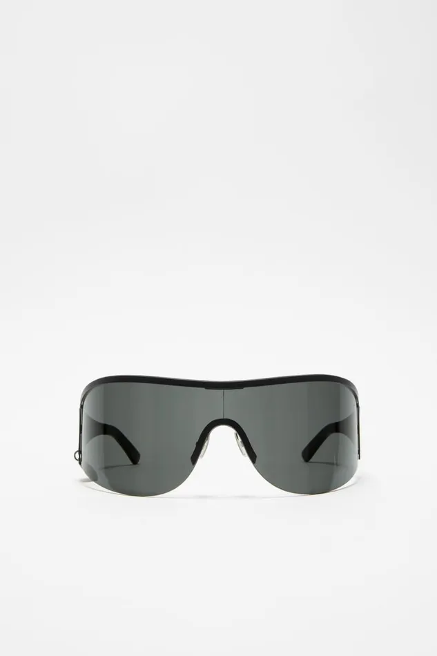 Acne Studios Metal Frame Sunglasses Blackblack Man Eyewear
