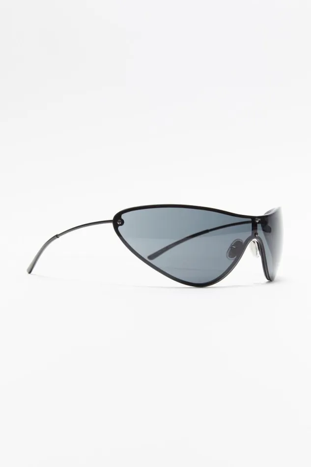 Acne Studios Metal Frame Sunglasses Blackblack Man Eyewear