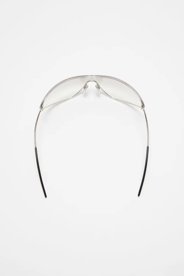 Acne Studios Metal Frame Sunglasses Transparentsilver Man Eyewear