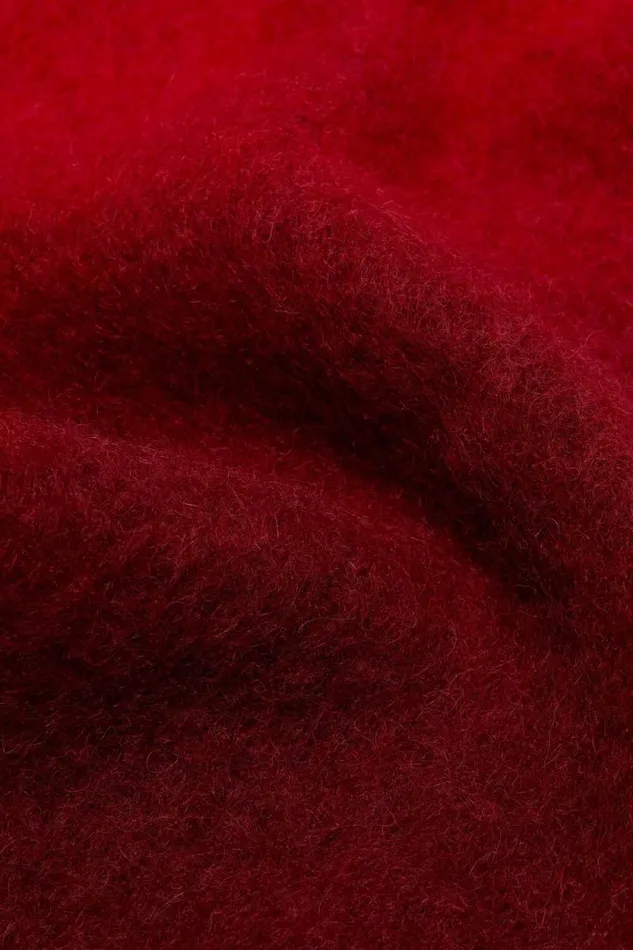 Acne Studios Mohair Dip Dye Scarf Red Man Scarves