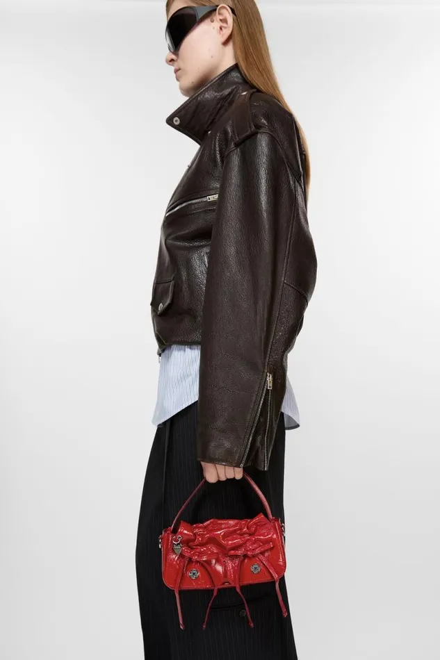 Acne Studios Multipocket Micro Bag Red Woman Bags