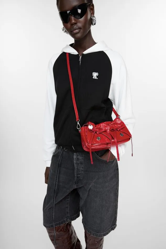 Acne Studios Multipocket Micro Bag Red Woman Bags
