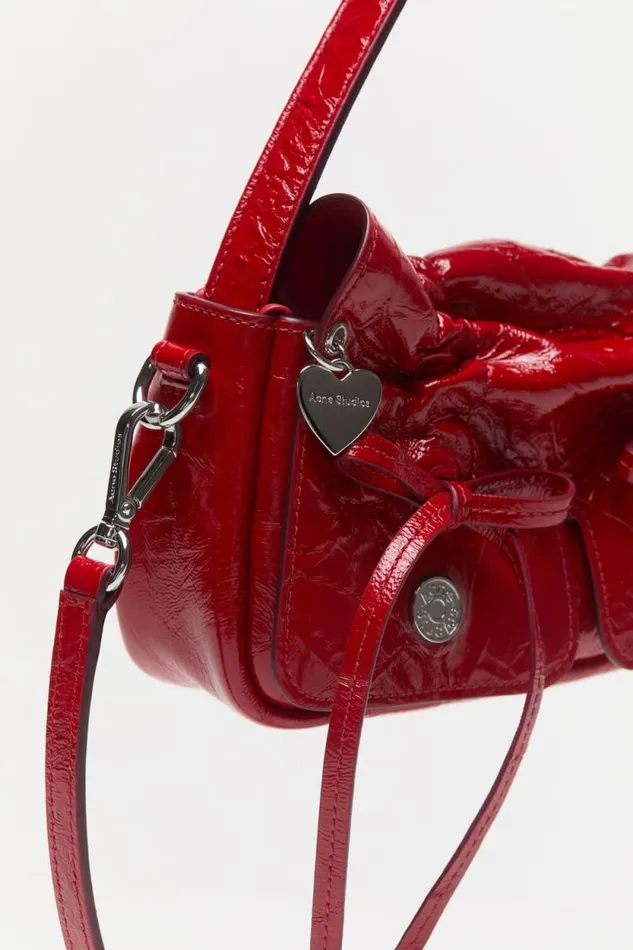 Acne Studios Multipocket Micro Bag Red Woman Bags