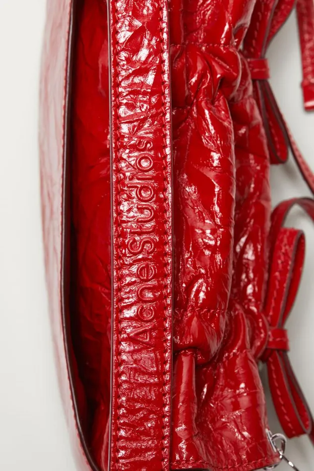 Acne Studios Multipocket Micro Bag Red Woman Bags