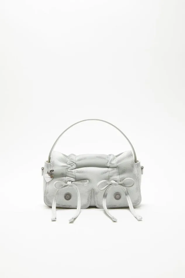 Acne Studios Multipocket Micro Bag Whitegrey Man Bags