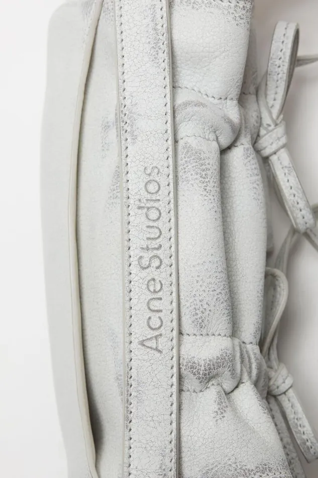 Acne Studios Multipocket Micro Bag Whitegrey Man Bags