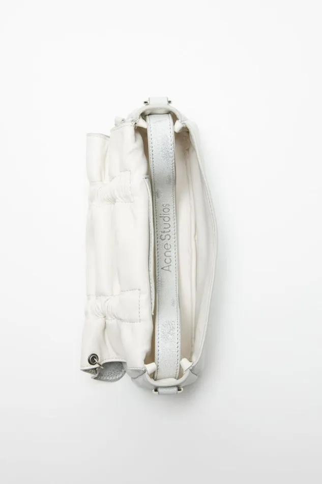Acne Studios Multipocket Micro Bag Whitegrey Woman Bags