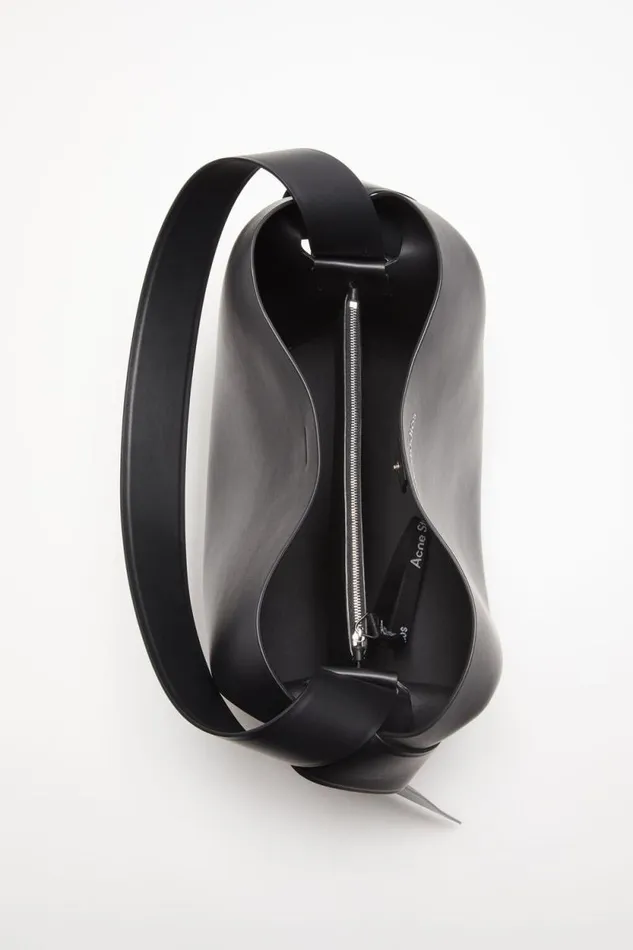 Acne Studios Musubi Midi Shoulder Bag Black Man Bags