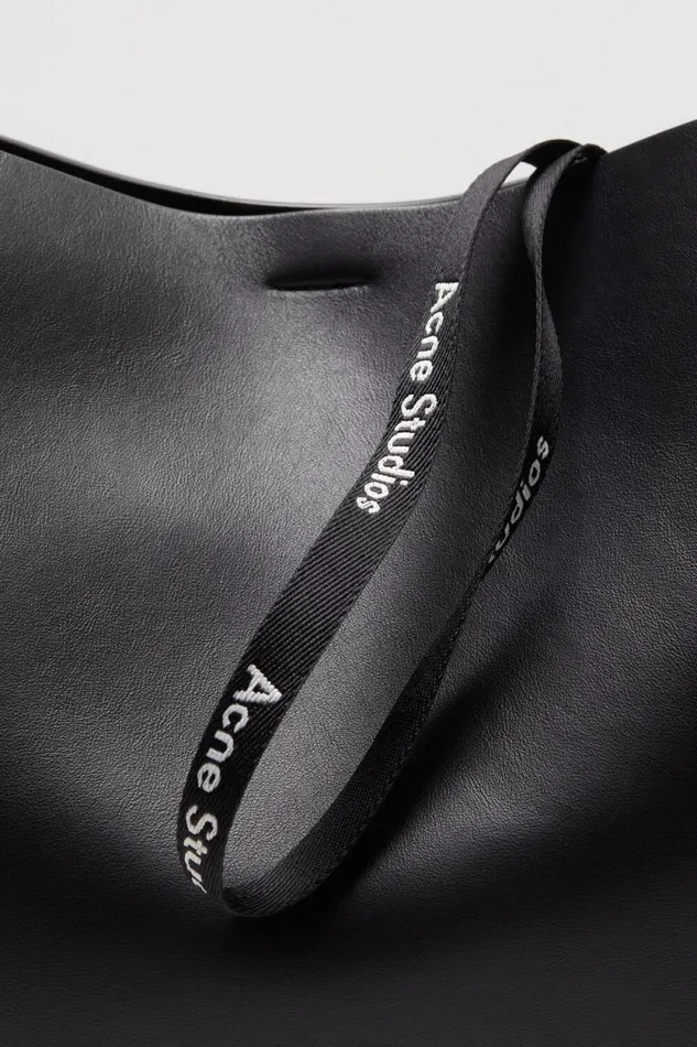 Acne Studios Musubi Midi Shoulder Bag Black Man Bags