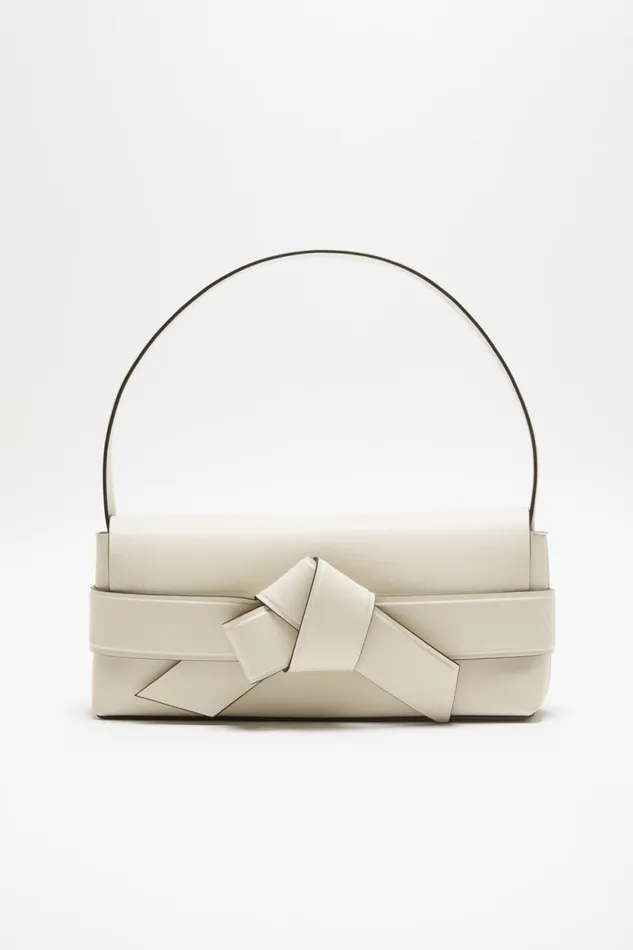 Acne Studios Musubi Shoulder Bag Whiteblack Man Bags