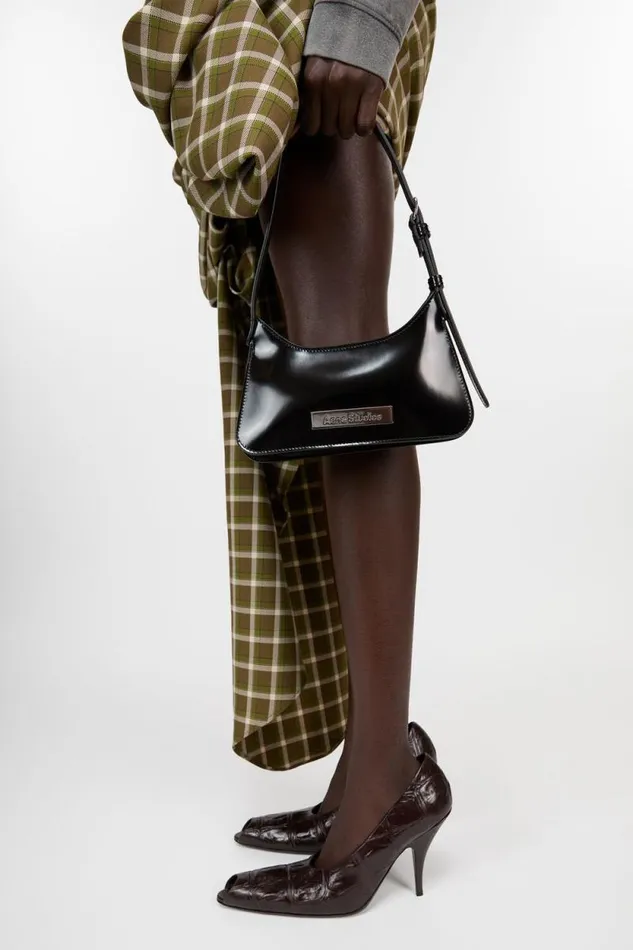 Acne Studios Platt Micro Shoulder Bag Black Man Bags