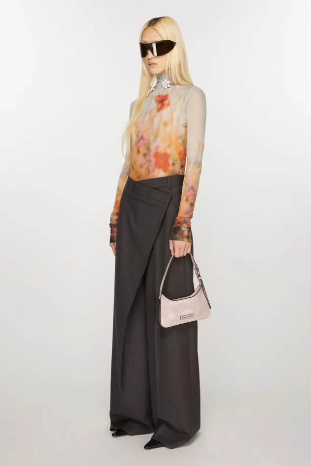 Acne Studios Platt Micro Shoulder Bag Pastel Pink Man Bags