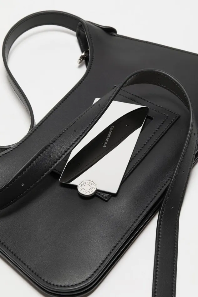 Acne Studios Platt Mini Shoulder Bag Black Man Bags