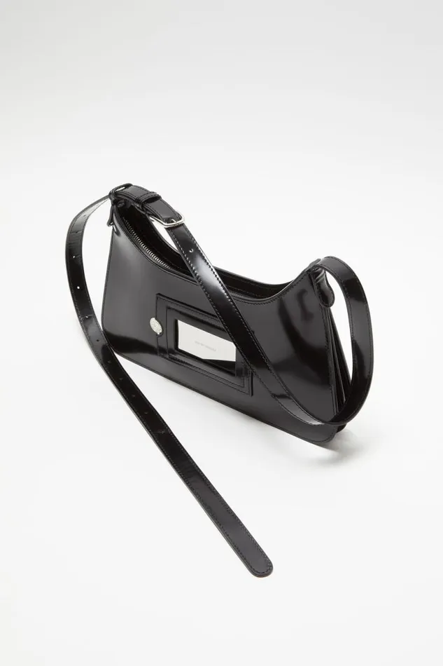 Acne Studios Platt Mini Shoulder Bag Black Woman Bags