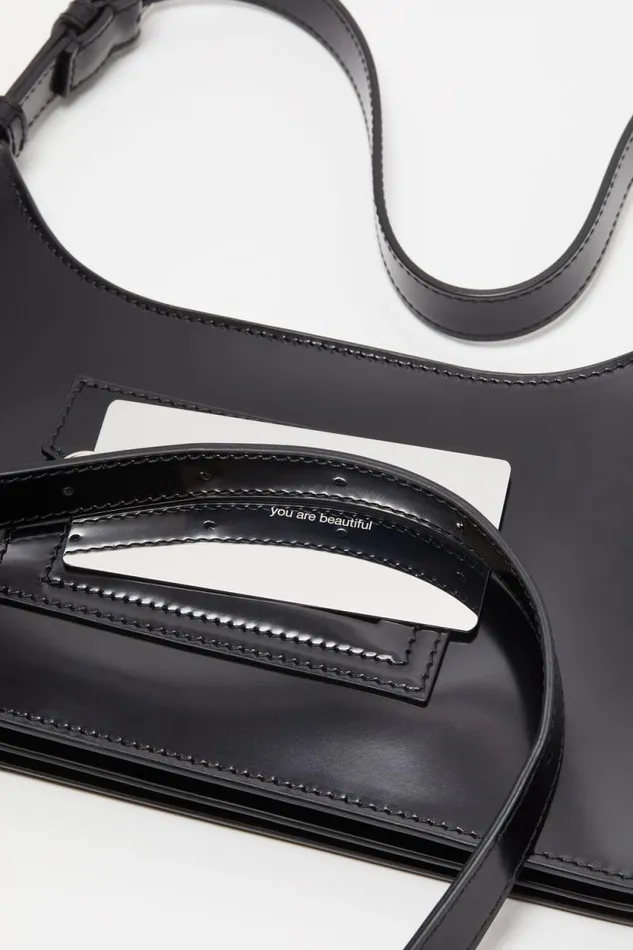 Acne Studios Platt Mini Shoulder Bag Black Woman Bags