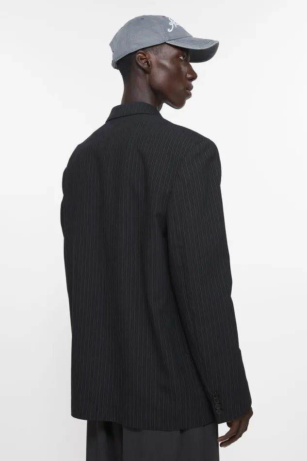 Acne Studios Relaxed Fit Suit Jacket Black Man Suit Jackets