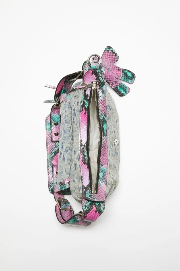 Acne Studios Shoulder Bag Light Bluepink Man Bags