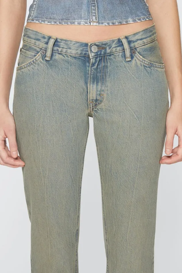 Acne Studios Slim Fit Jeans 8211 2005 Bluebeige Woman Jeans