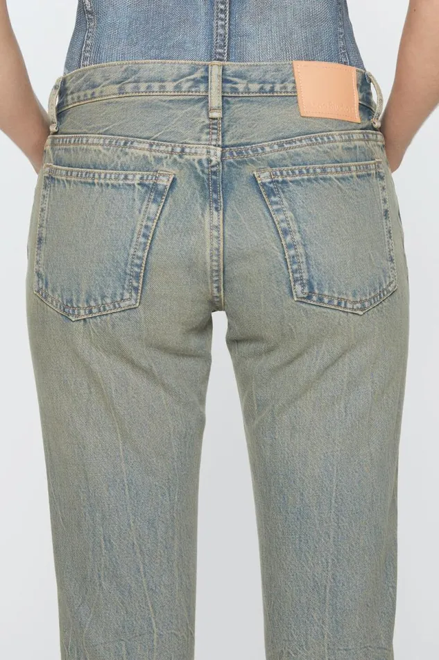 Acne Studios Slim Fit Jeans 8211 2005 Bluebeige Woman Jeans