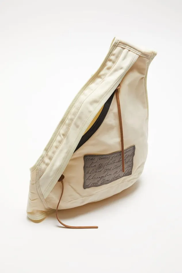 Acne Studios Sling Backpack Cream Beigebeige Woman Bags