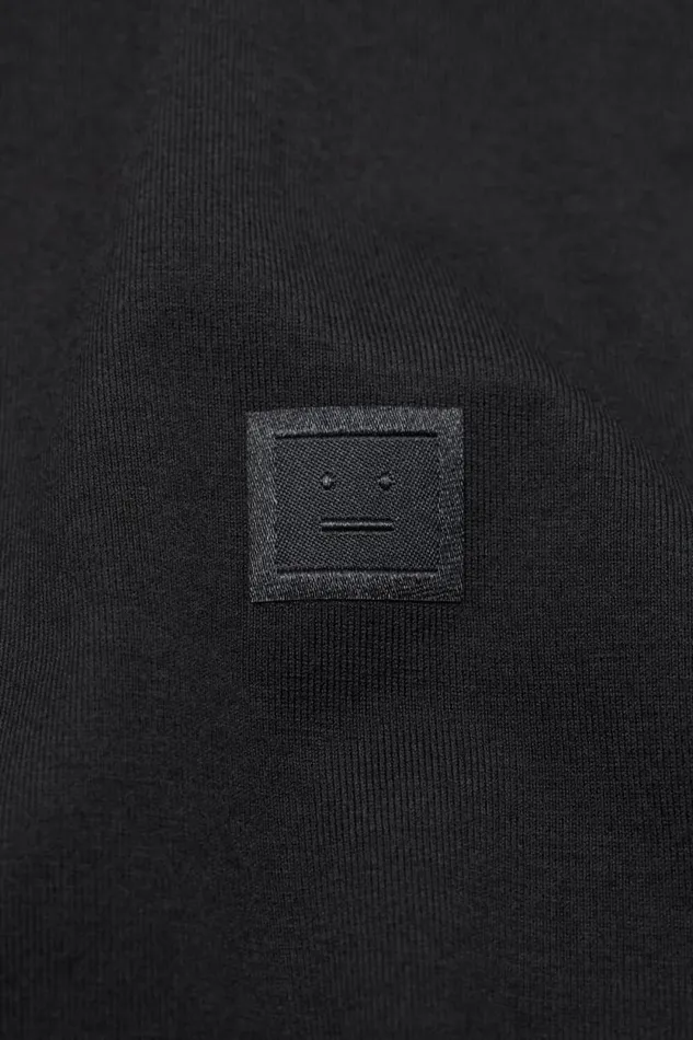 Acne Studios Tshirt 8211 Regular Fit Black Man Tshirts