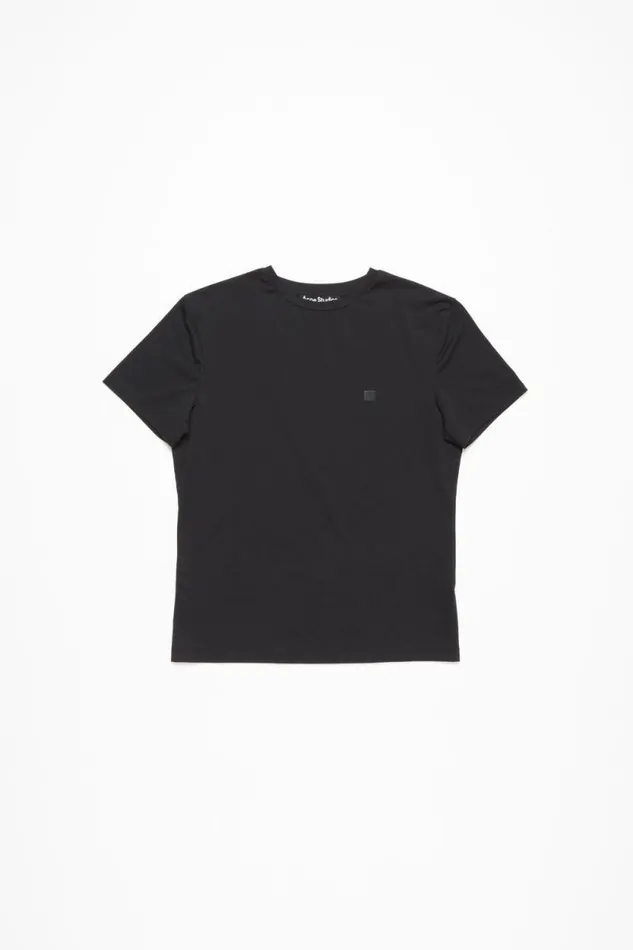 Acne Studios Tshirt 8211 Regular Fit Black Man Tshirts