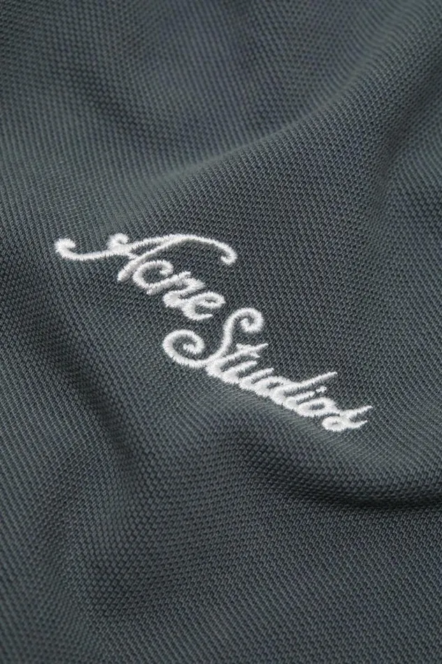 Acne Studios Tshirt Logo 8211 Relaxed Fit Faded Grey Man Tshirts