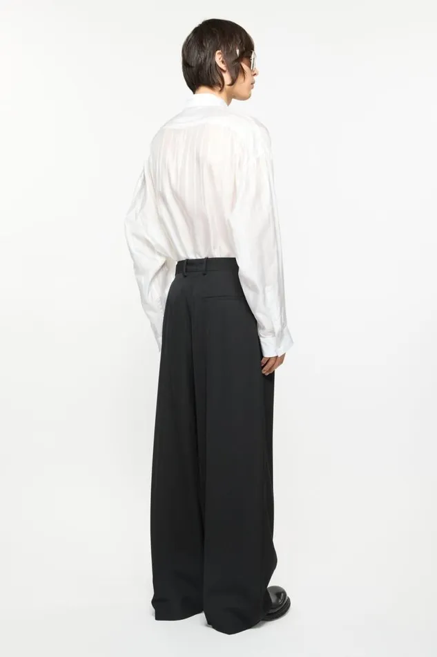 Acne Studios Tailored Trousers Black Man Trousers